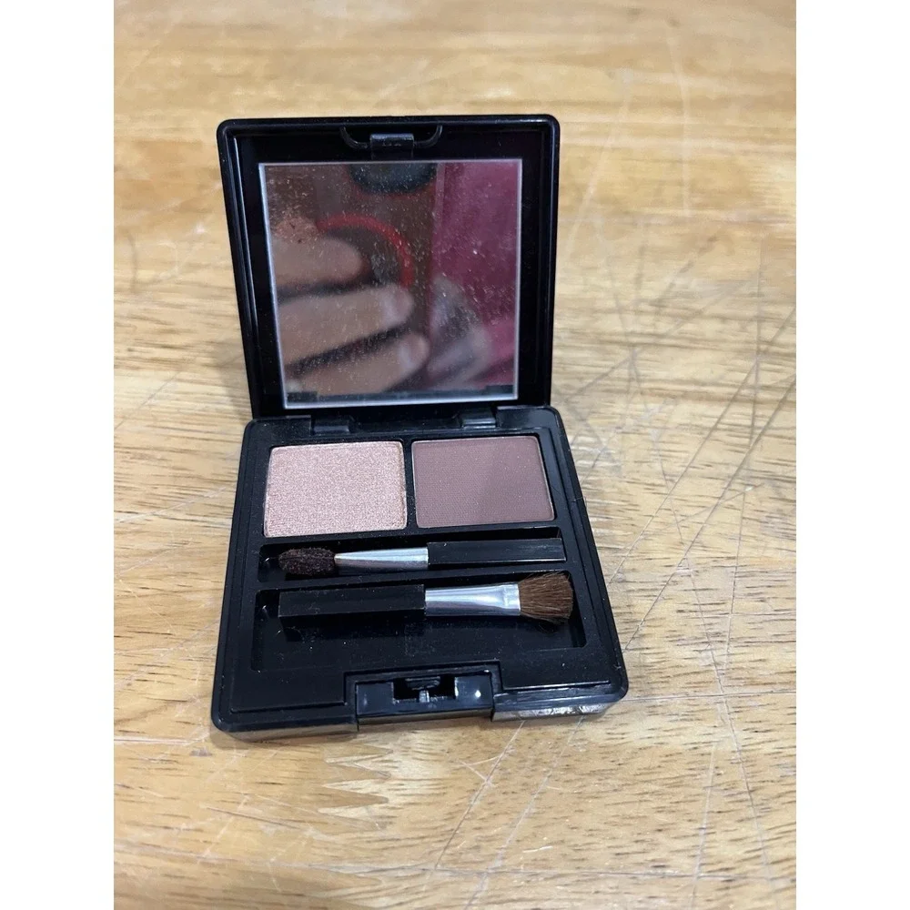 Vtg Smashbox Eyeshadow Duo Smashing Champagne Taupe‎ Brushes NOS